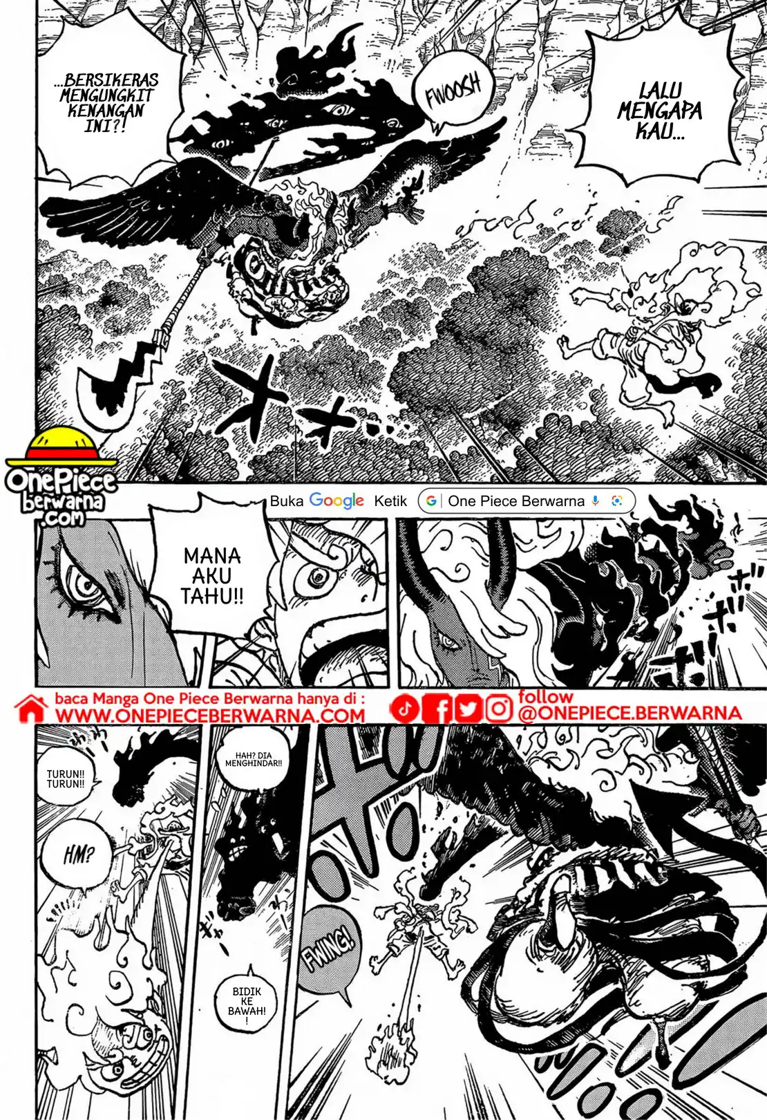 One Piece berwarna 1188 1189 1190 bahasa indonesia